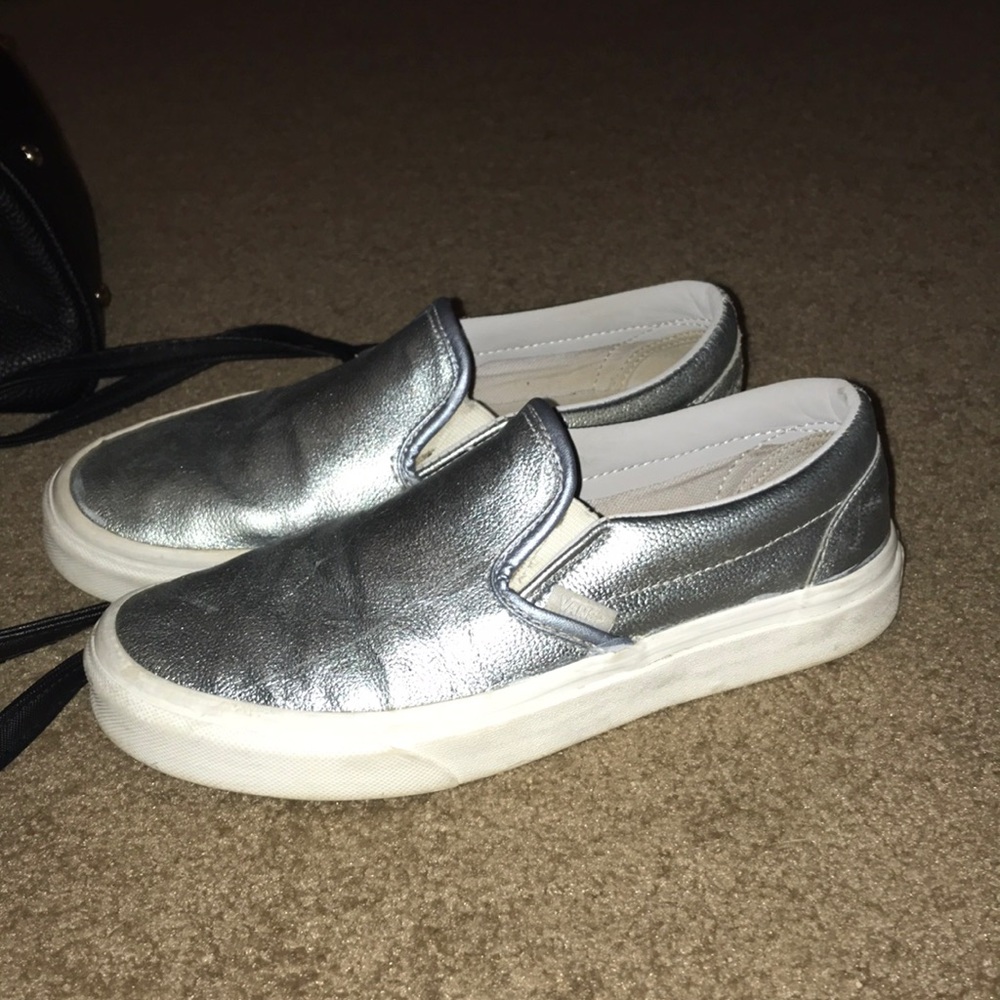 Metallic blue vans